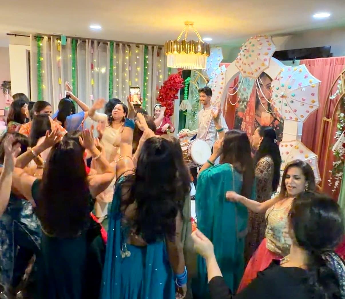 Ajisth performing at a baraat